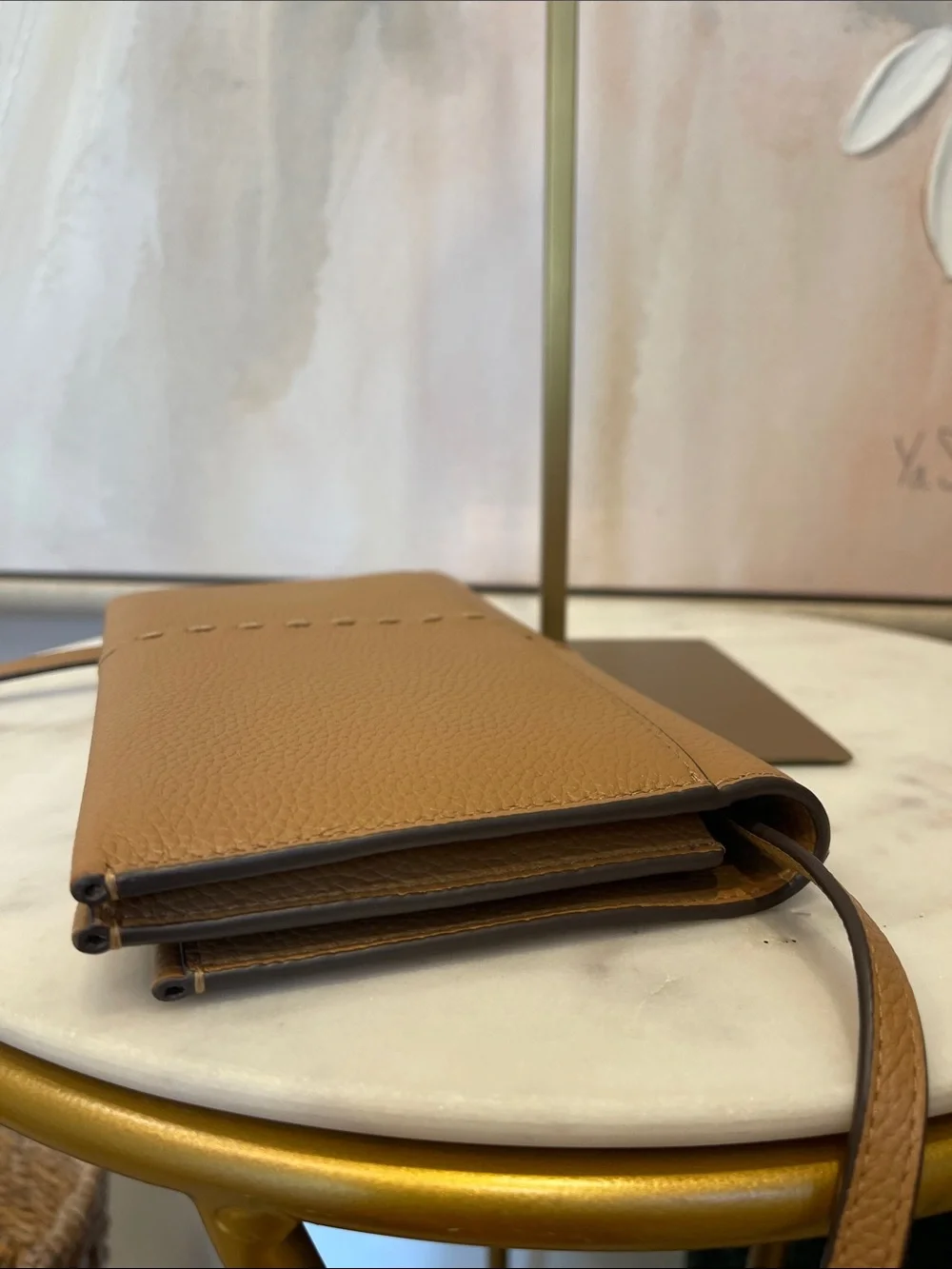 Tory Burch McGraw Wallet Crossbody Bag in Tan